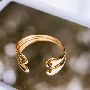 Gold Cuff Bracelet