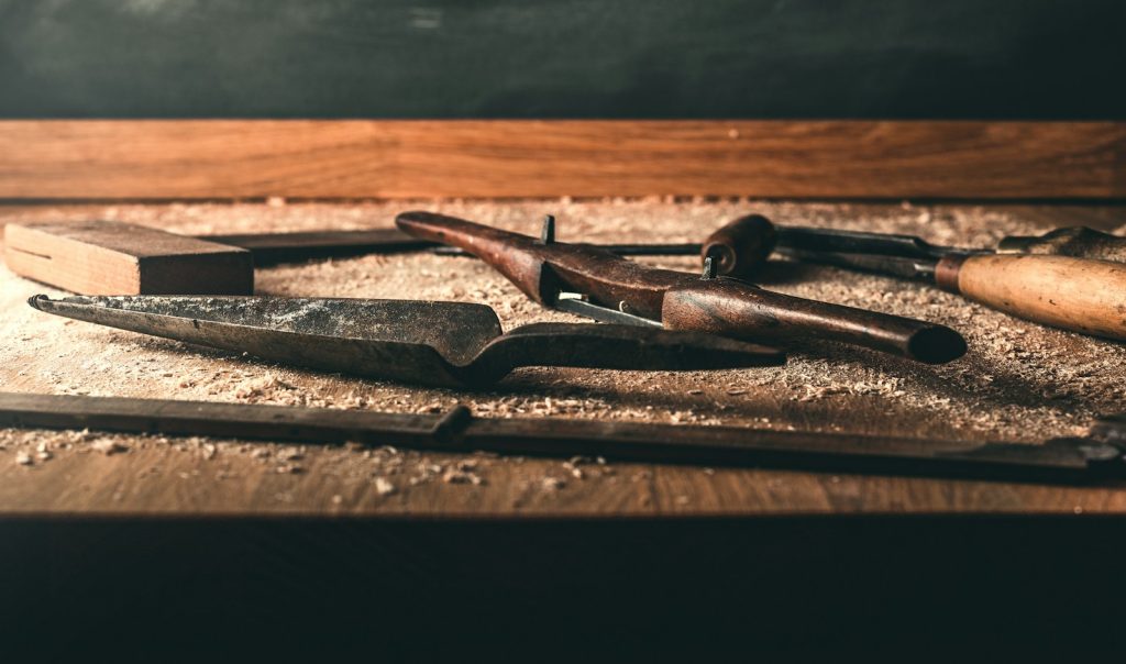 Woodworking workshop tools