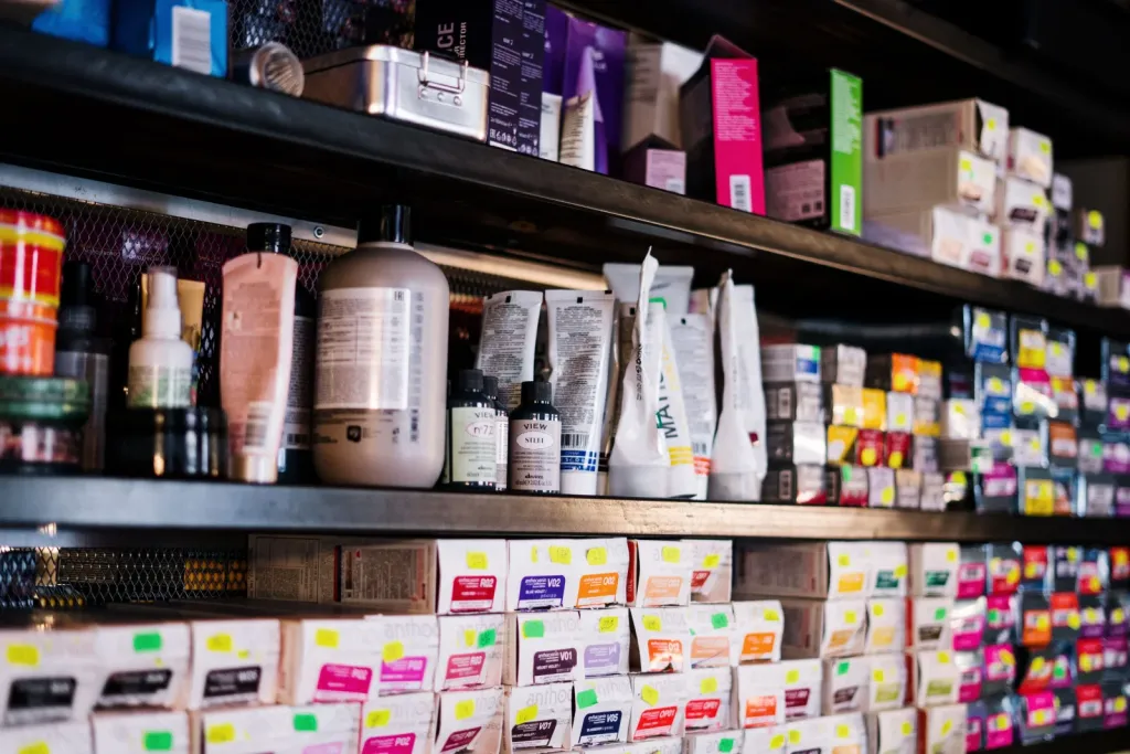 Salon Supplies alternate store layout